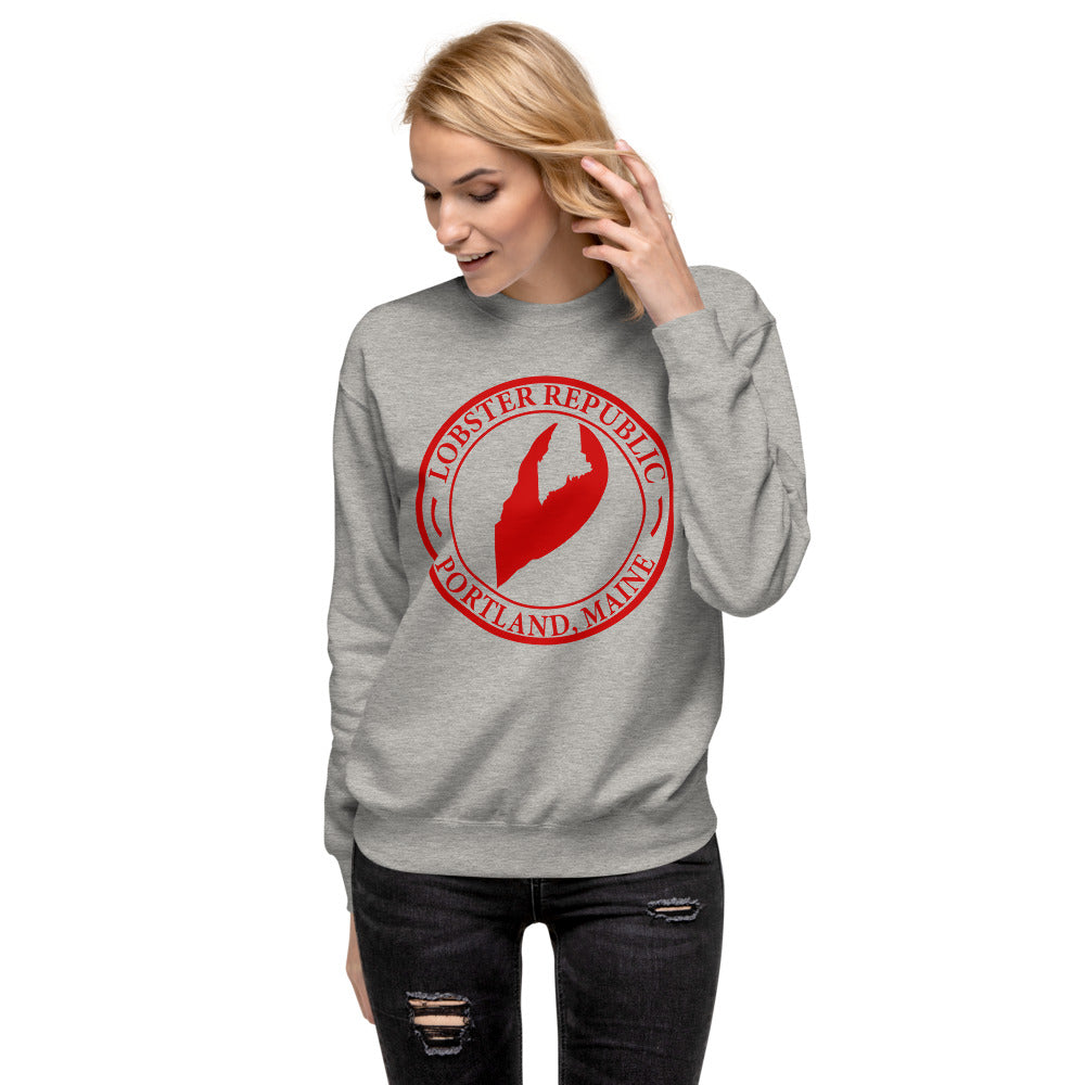 Lobster Republic Fleece Pullover - Portland, Maine