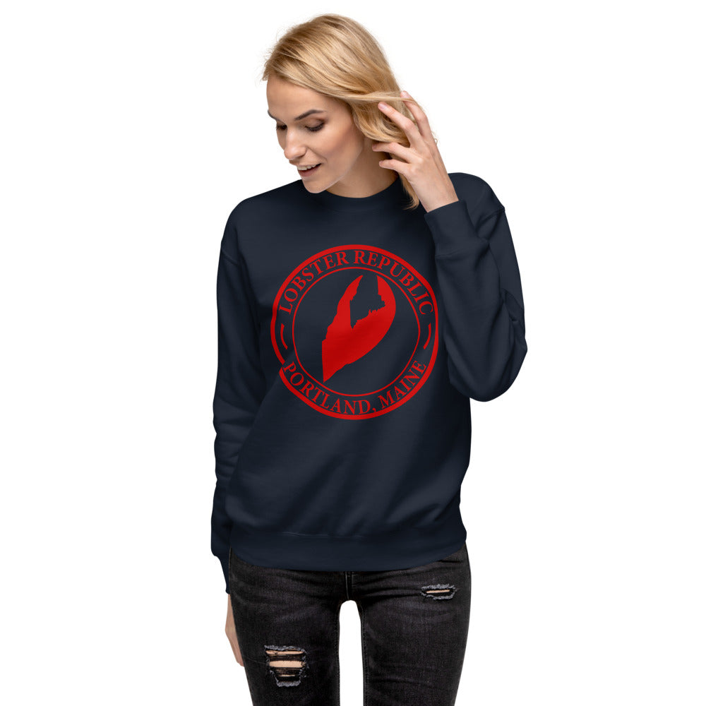 Lobster Republic Fleece Pullover - Portland, Maine